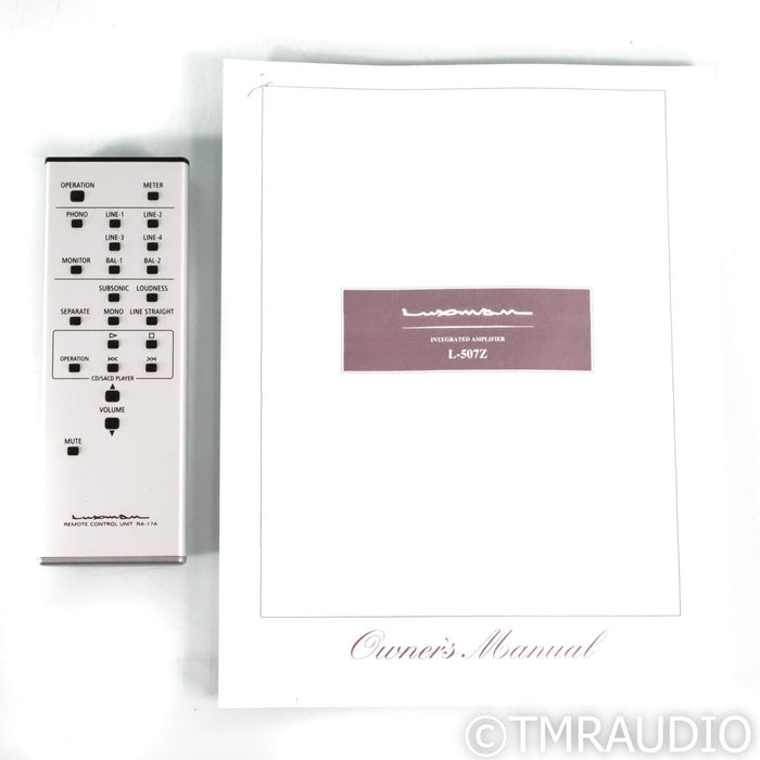 Luxman L-507Z Stereo Integrated Amplifier; MM & MC Phono