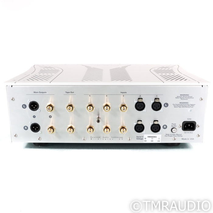 Balanced Audio Technology VK-80 Stereo Tube Preamplifier; BAT (Open Box)