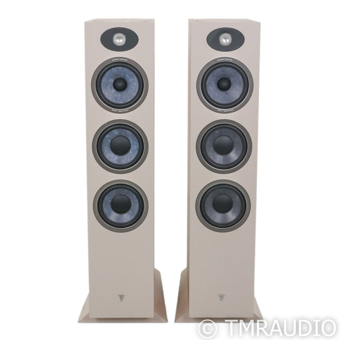 Focal Theva No. 3-D Atmos Floorstanding Speakers; Light Wood Pair (B-Stock)