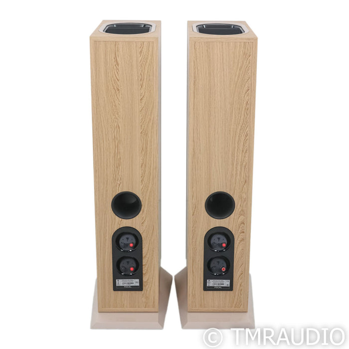 Focal Theva No. 3-D Atmos Floorstanding Speakers; Light Wood Pair (B-Stock)