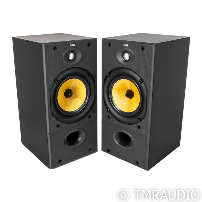 B&W DM602 S2 Bookshelf Speakers; Black Ash Pair