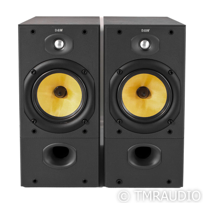 B&W DM602 S2 Bookshelf Speakers; Black Ash Pair