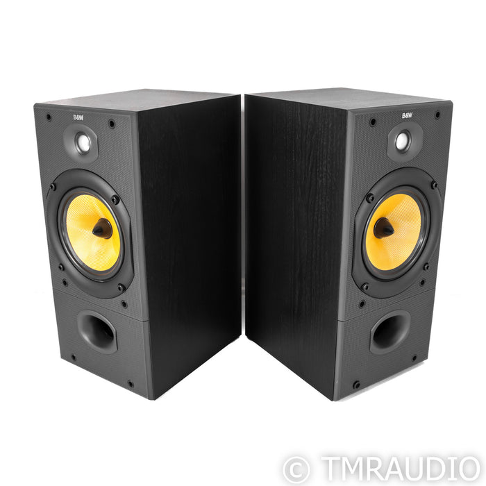 B&W DM602 S2 Bookshelf Speakers; Black Ash Pair