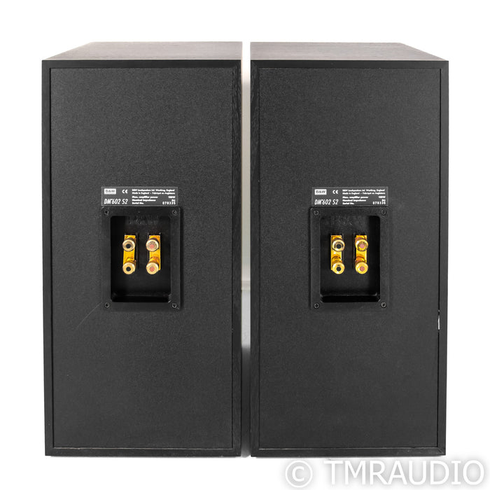 B&W DM602 S2 Bookshelf Speakers; Black Ash Pair