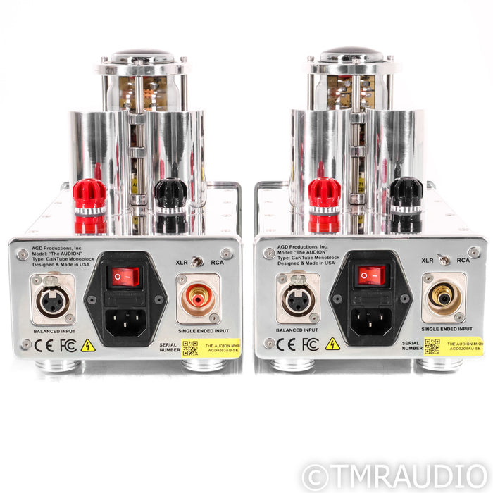 AGD Productuctions Audion MKIII SE Monoblock Power Amplifiers; Polished Pair