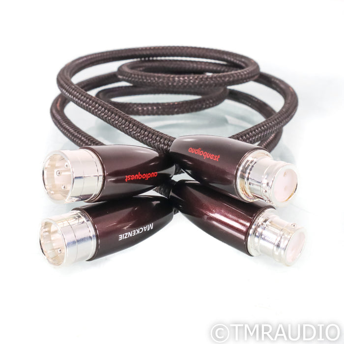 AudioQuest Mackenzie XLR Cables; 0.75m Pair Balanced Interconnects