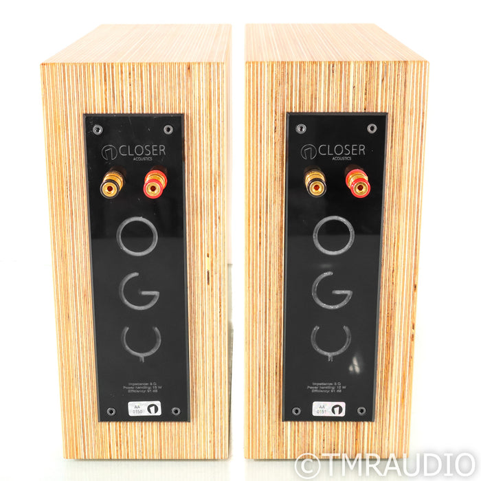 Closer Acoustics OGY Bookshelf Speakers; Birch Pair