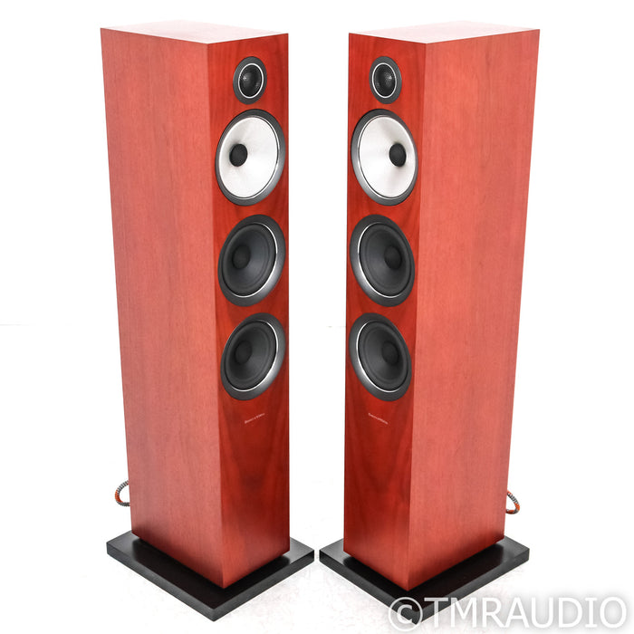 B&W 704 S2 Floorstanding Speakers; Rosewood Pair