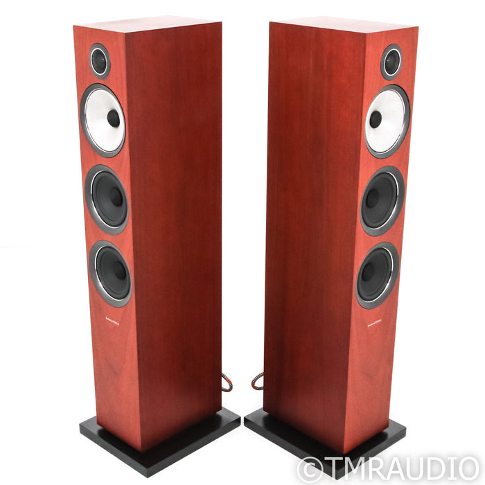 B&W 704 S2 Floorstanding Speakers; Rosewood Pair