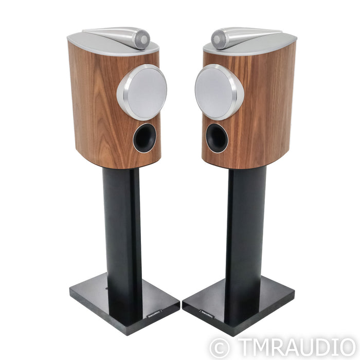 Bowers & Wilkins 805 D4 Bookshelf Speakers; Walnut Pair With Stands