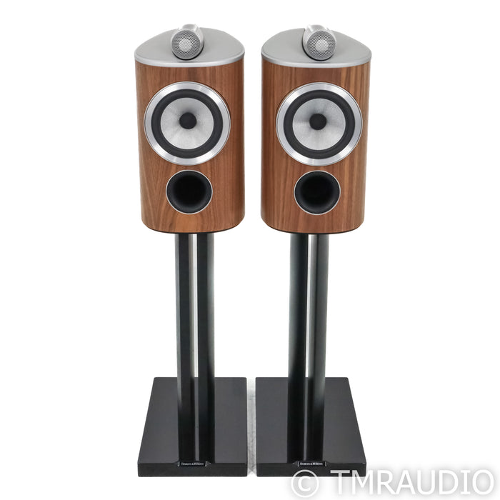 Bowers & Wilkins 805 D4 Bookshelf Speakers; Walnut Pair With Stands