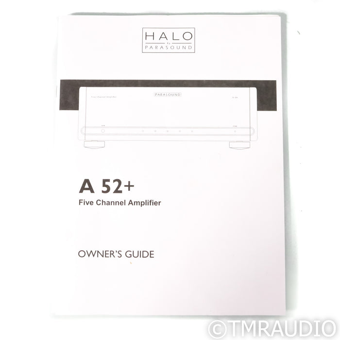 Parasound Halo A52+ Five Channel Power Amplifier