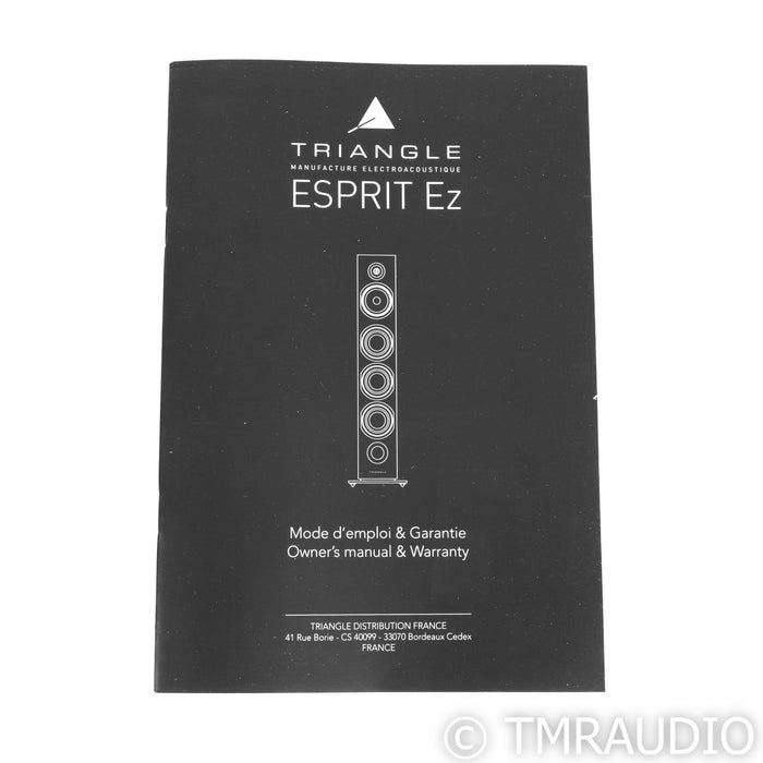 Triangle Esprit Comete EZ Bookshelf Speakers; Chestnut Pair