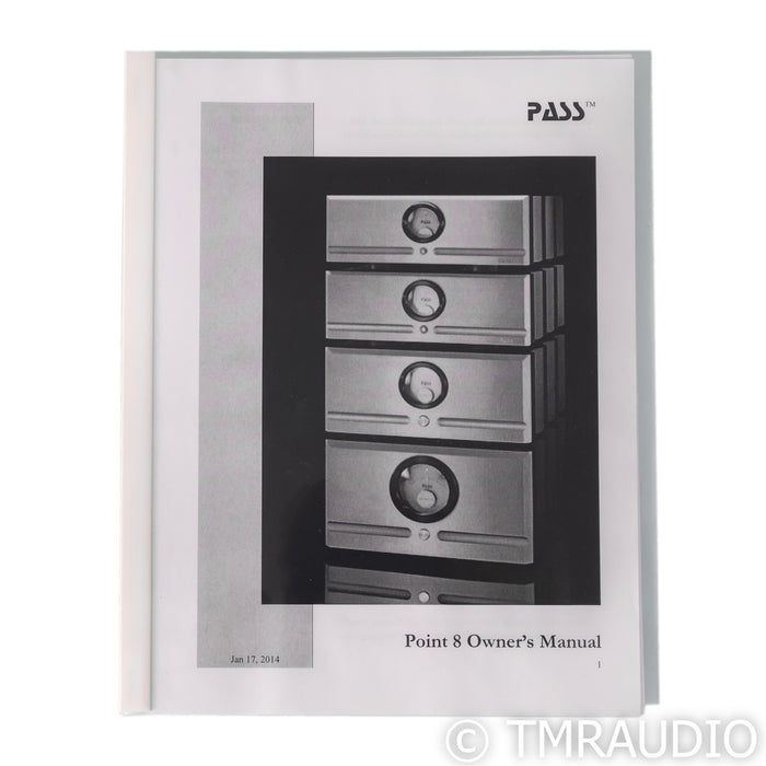 Pass Labs XA30.8 Stereo Power Amplifier