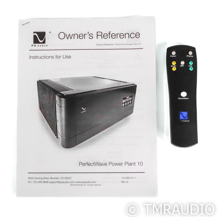 PS Audio PerfectWave Power Plant 10 Power Conditioner; AC Line Regenerator