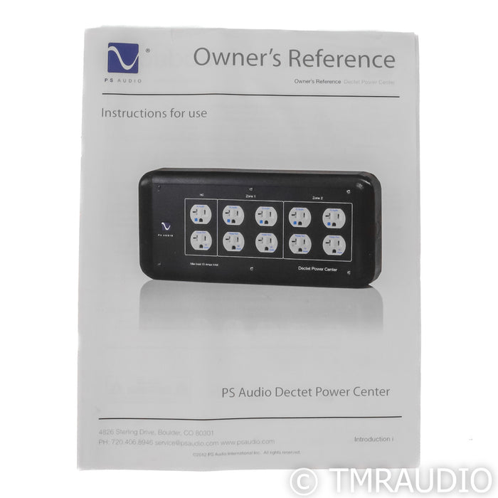 PS Audio Dectet Power Center AC Power Line Conditioner