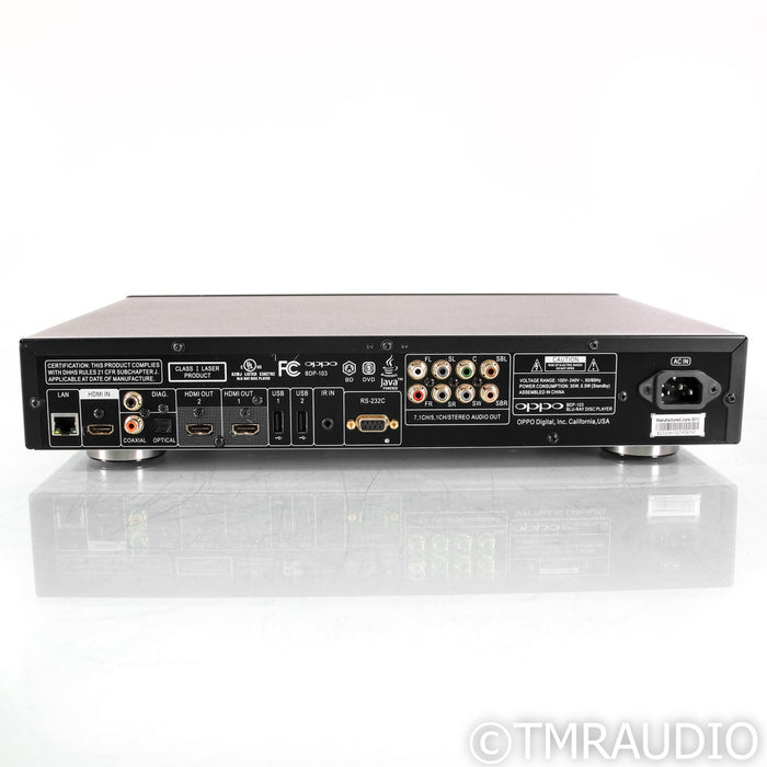 Oppo BDP-103 Universal Blu-Ray Player (Remote Not Included)