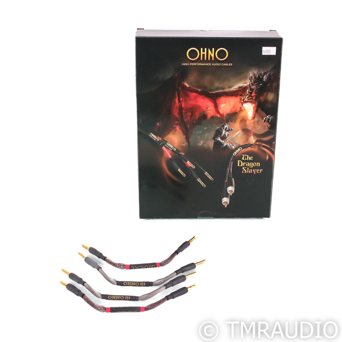 Audience OHNO III Bi-Wire Jumper Cables; Set of Four