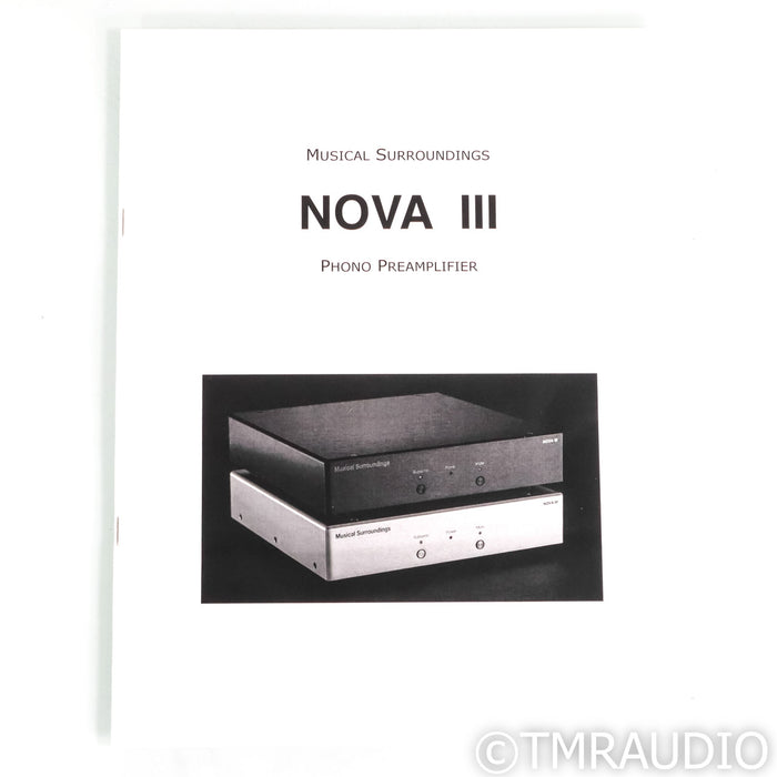 Musical Surroundings Nova III MM & MC Phono Preamplifier (Open Box)