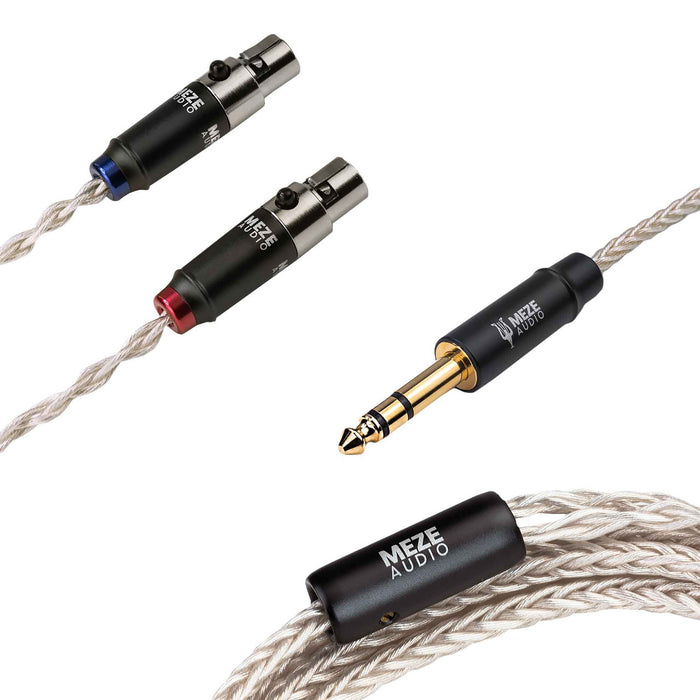 Meze Empyrean Silver Plated PCUHD Upgrade Headphone Cable; 1.3m; 2.5mm Balanced