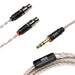 Meze Empyrean Silver Plated PCUHD Upgrade Headphone Cable; 1.3m; 2.5mm Balanced