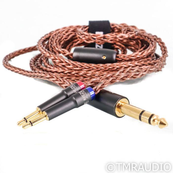 Meze Audio LIRIC Copper Upgrade Headphone Cable; 2.5m; PCUHD; Mono 3.5mm to 1/4"