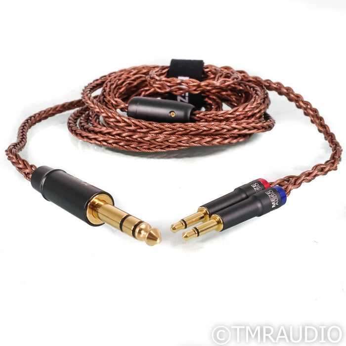 Meze Audio LIRIC Copper Upgrade Headphone Cable; 2.5m; PCUHD; Mono 3.5mm to 1/4"