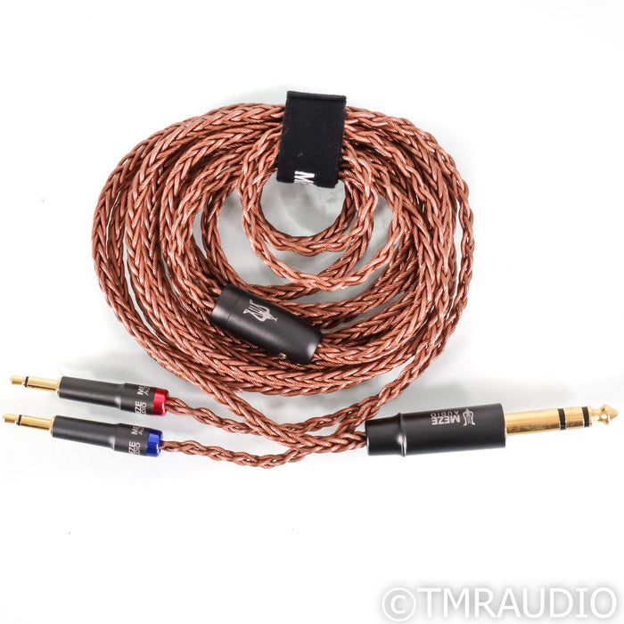 Meze Audio LIRIC Copper Upgrade Headphone Cable; 2.5m; PCUHD; Mono 3.5mm to 1/4"