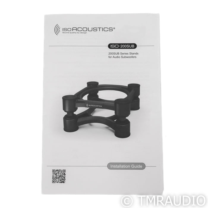 IsoAcoustics ISO-200 SUB Subwoofer Acoustic Isolation Stand; (Open Box)