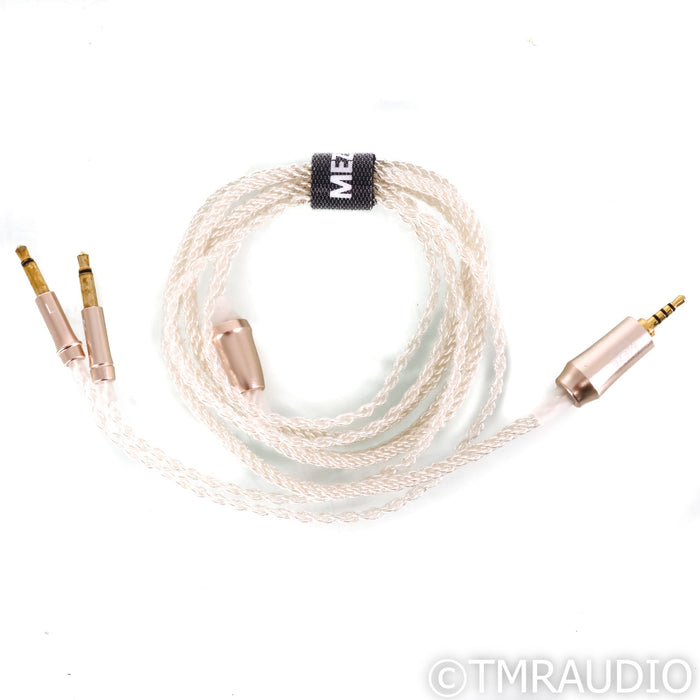 Meze Audio 99 Series Silver Plated Headphone Cable; 1.2m; 3.5mm Mono to 2.5mm