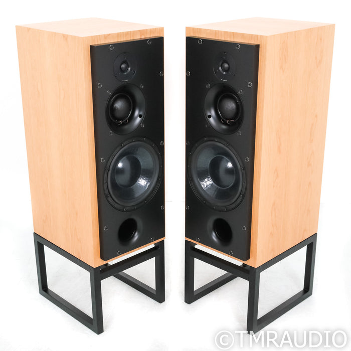 ATC SCM50PSL Bookshelf Speakers; Cherry Pair with Stands