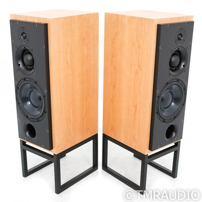 ATC SCM50PSL Bookshelf Speakers; Cherry Pair with Stands