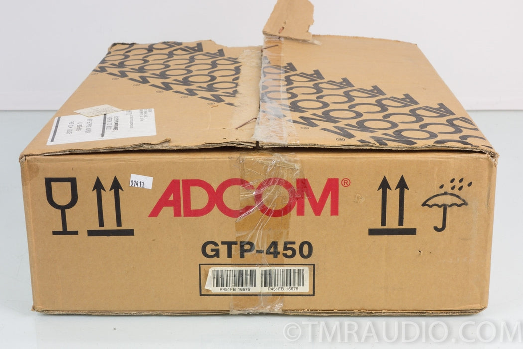 Adcom GTP-450 Stereo Preamplifier / Preamp / Tuner in Factory Box