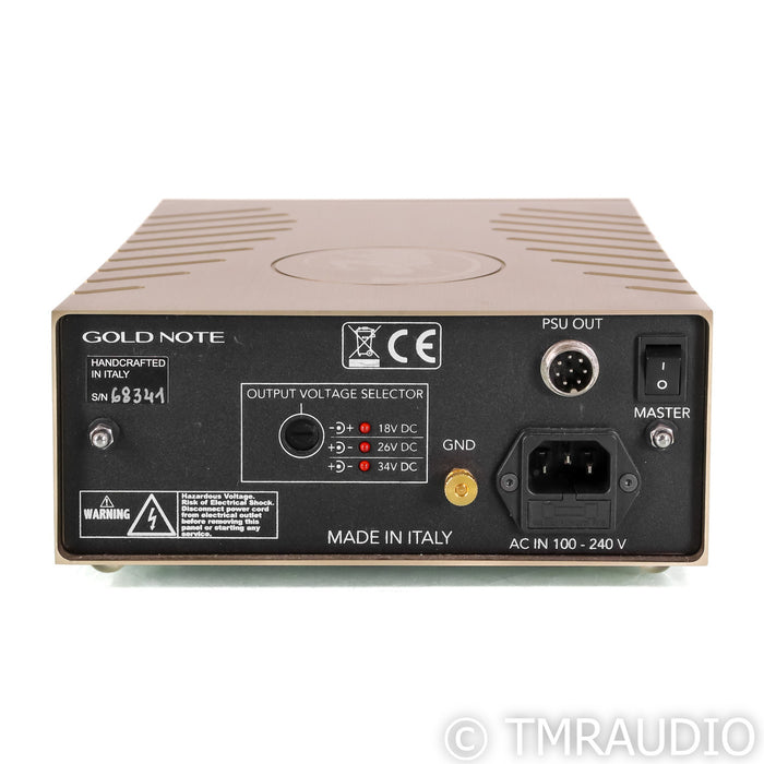 Gold Note PST-10 Turntable Power Supply; Gold