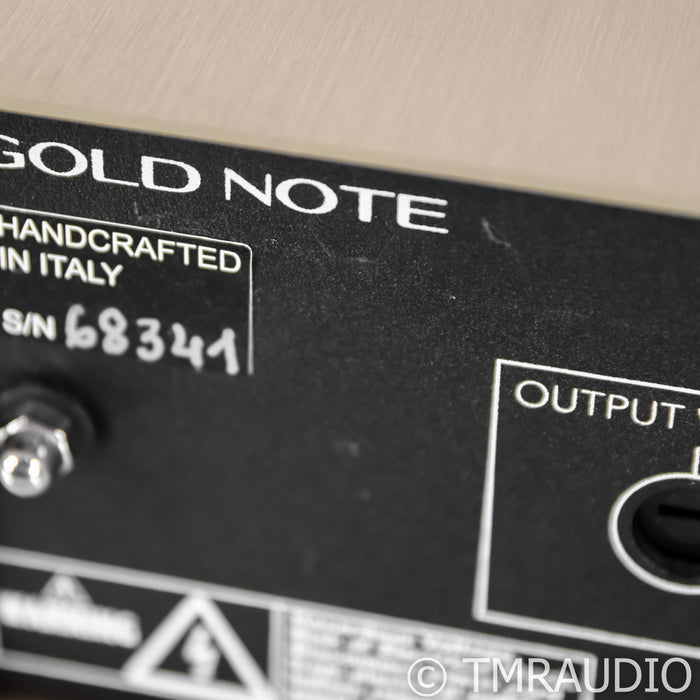Gold Note PST-10 Turntable Power Supply; Gold