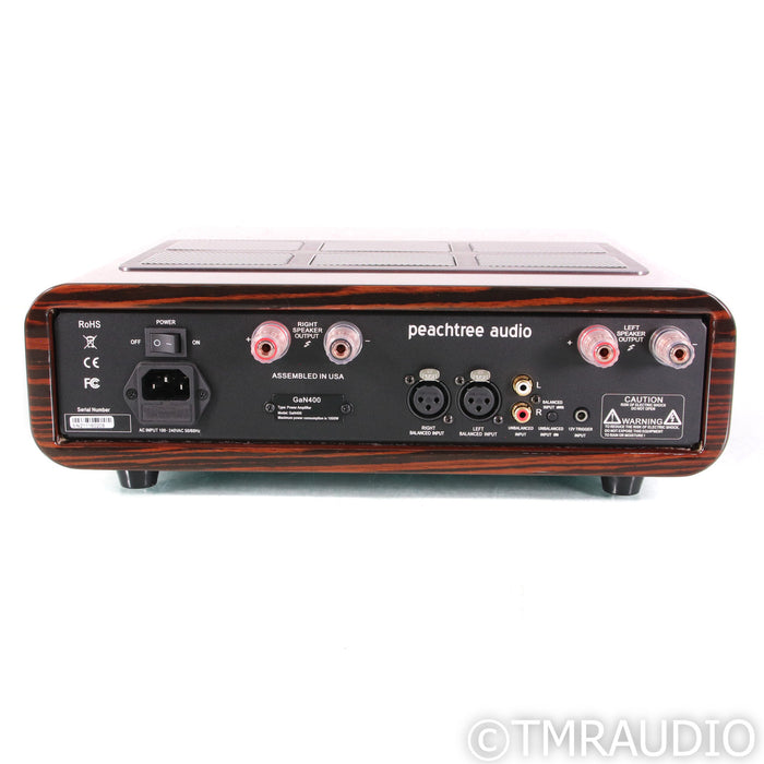 Peachtree Audio GaN400 Stereo Power Amplifier; Gloss Mocha