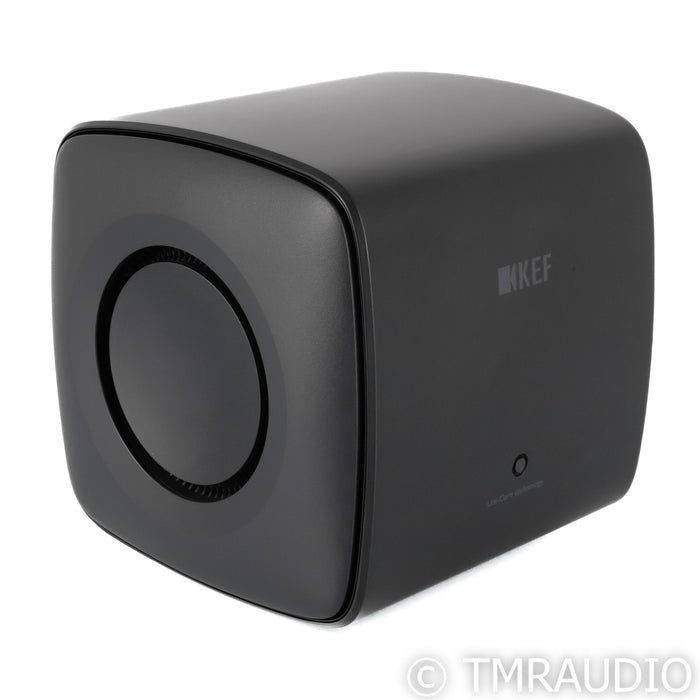 KEF KC62 Dual 6.5" Powered Subwoofer; Black