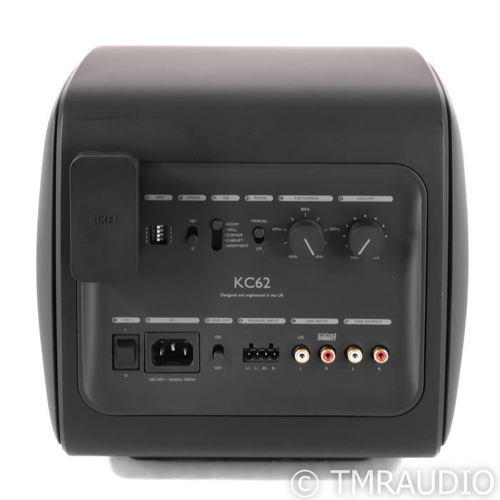 KEF KC62 Dual 6.5" Powered Subwoofer; Black