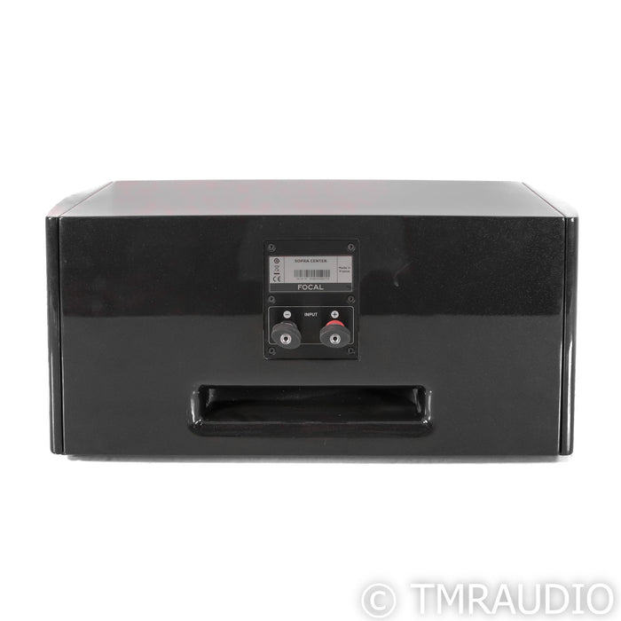 Focal Sopra Center Channel Speaker; Black Lacquer (Used)