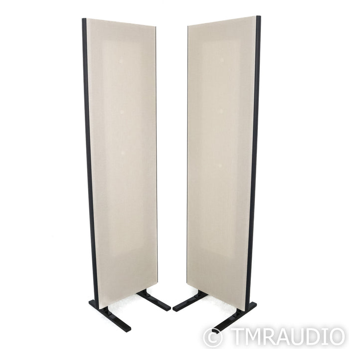 Magnepan MG 1.7i Planar Magnetic Floorstanding Speakers; Black & Off-White Pair