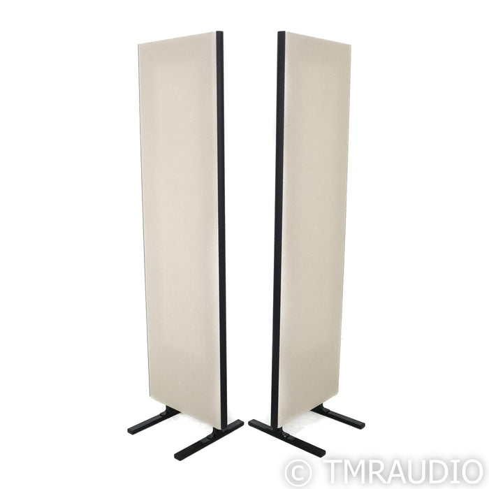 Magnepan MG 1.7i Planar Magnetic Floorstanding Speakers; Black & Off-White Pair