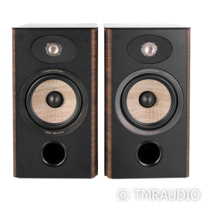 Focal Aria 906 Bookshelf Speakers; Noyer Vinyl Pair