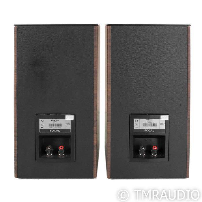 Focal Aria 906 Bookshelf Speakers; Noyer Vinyl Pair