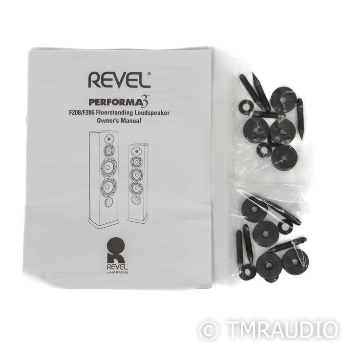 Revel Performa3 F206 Floorstanding Speakers; Walnut Pair