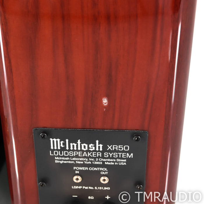 McIntosh XR50 Bookshelf Speakers; Red Walnut Pair