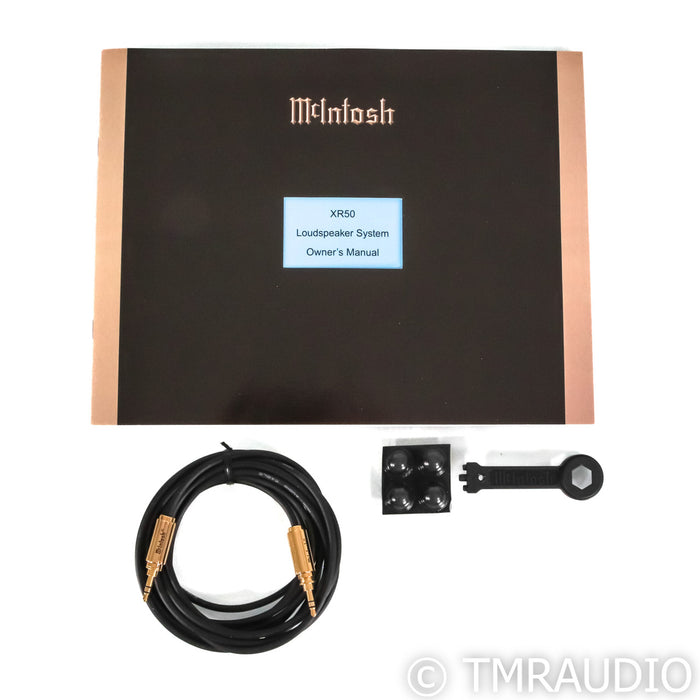 McIntosh XR50 Bookshelf Speakers; Red Walnut Pair