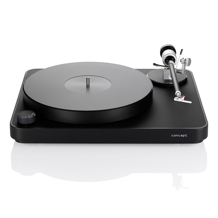 Clearaudio Concept AiR Turntable; Satisfy Carbon Fiber; No Cart (Open Box)