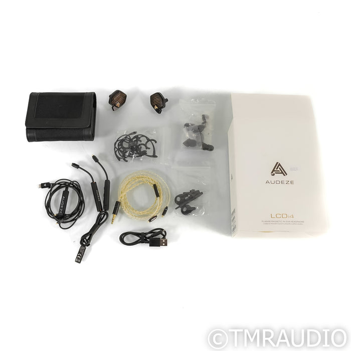 Audeze LCDi4 Planar Magnetic In Ear Monitor Headphones; IEM (Open Box)