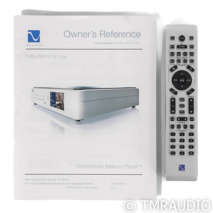 PS Audio DirectStream Memory Player CD & SACD Transport