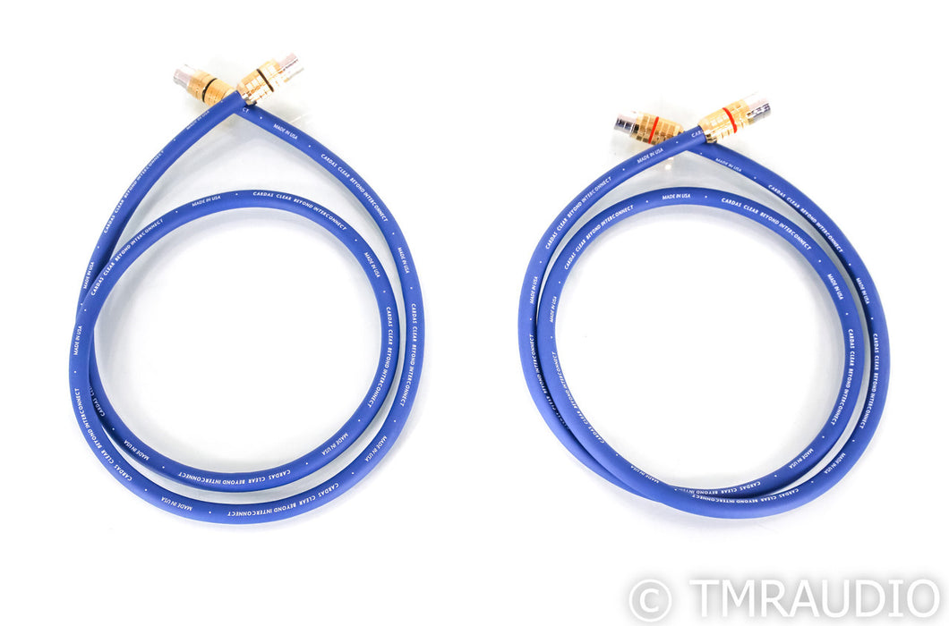 Cardas Clear Beyond XLR Cables; 3m Pair Balanced Interconnects (Open Box)